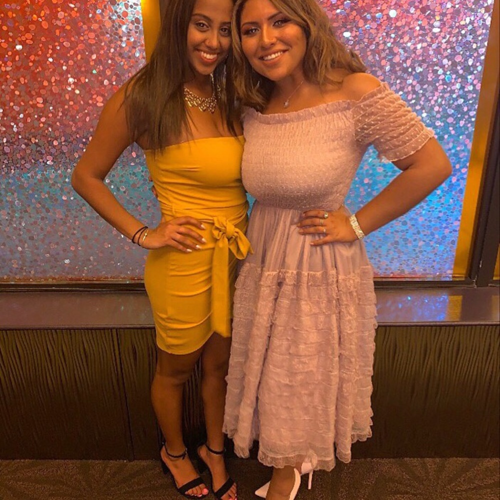 Baby pink vintage looking dress